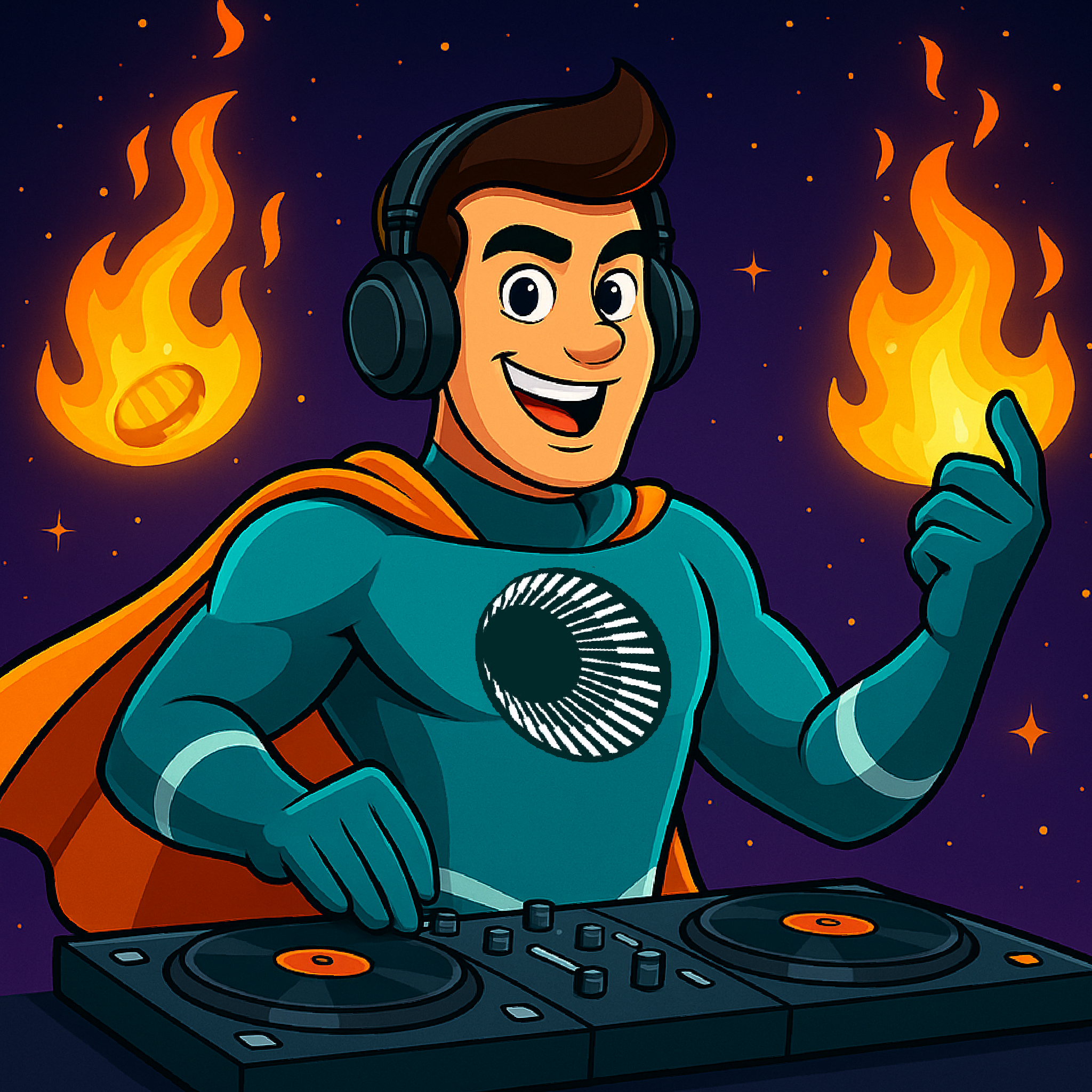 Captain Plasma animated art