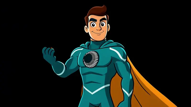 Captain Plasma logo glow